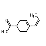 CAS#: 108338-49-4， 1-{4-[(1Z)-1-Propen-1-Yl]-3-Cyclohexen-1-Yl}Ethanone