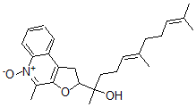 CAS#: 108354-15-0， (5E)-6,10-Dimethyl-2-(4-Methyl-5-Oxido-1,2-Dihydrofuro[5,4-c]Quinolin-5-Ium-2-Yl)Undeca-5,9-Dien-2-Ol
