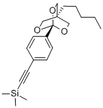 CAS#: 108614-16-0， Trimethyl-[2-[4-(1-Pentyl-3,5,8-Trioxabicyclo[2.2.2]Octan-4-Yl)Phenyl]Ethynyl]Silane