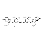 CAS#: 108626-72-8， 5-Chloro-2-[(E)-{3-[(1E,3E)-3-{3-[(Z)-(5-Chloro-3-Ethyl-1,3-Benzothiazol-2(3H)-Ylidene)Methyl]-5,5-Dimethyl-2-Cyclohexen-1-Ylidene}-1-Propen-1-Yl]-5,5-Dimethyl-2-Cyclohexen-1-Ylidene}Methyl]-3-Ethyl-1 ,3-Benzothiazol-3-Ium Iodide