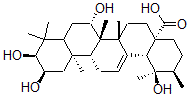 CAS 登录号：108657-25-6， 2,3,7,19-四羟基乌苏-12-烯-28-酸