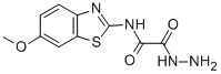 CAS 登录号：108679-67-0， 2-肼基-N-(6-甲氧基-1,3-苯并噻唑-2-基)-2-氧代乙酰胺