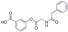 CAS#: 108695-68-7， 3-[2-[(2-Phenylacetyl)Amino]Acetyl]Oxybenzoic Acid