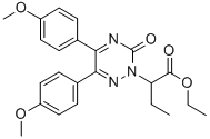 CAS#: 108734-83-4， Ethyl 2-[5,6-Bis(4-Methoxyphenyl)-3-Oxo-1,2,4-Triazin-2-Yl]Butanoate