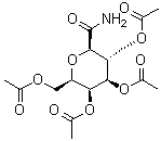 CAS#: 108739-88-4， (2R,3S,4S,5R,6R)-2-(Acetoxymethyl)-6-Carbamoyltetrahydro-2H-Pyran-3,4,5-Triyl Triacetate