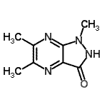 CAS#: 108777-80-6， 1,5,6-Trimethyl-1,2-Dihydro-3H-Pyrazolo[3,4-b]Pyrazin-3-One