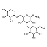 CAS#: 108795-32-0， Methyl Hexopyranosyl-(1->3)-[Pentopyranosyl-(1->6)]Hexopyranoside