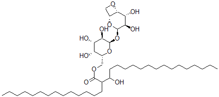 CAS#: 108855-10-3， [(2R,3R,4S,5R,6R)-6-[[(1R,2R,3R,4R,6R)-2,3-Dihydroxy-5,8-Dioxabicyclo[4.2.0]Octan-4-Yl]Oxy]-3,4,5-Trihydroxyoxan-2-Yl]Methyl 3-Hydroxy-2-Tetradecyloctadecanoate