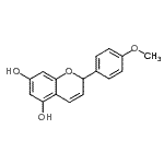 CAS#: 1090-74-0， 2-(4-Methoxyphenyl)-2H-Chromene-5,7-Diol