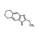 CAS 登录号：109041-81-8， 2-乙基-5,6,7,8-四氢-1H-萘并[2,3-d]咪唑