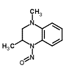 CAS#: 109055-64-3， 2,4-Dimethyl-1-Nitroso-1,2,3,4-Tetrahydroquinoxaline