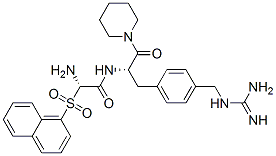 CAS#: 109273-51-0， N-[3-[4-[(Diaminomethylideneamino)Methyl]Phenyl]-1-Oxo-1-Piperidin-1-Ylpropan-2-Yl]-2-(Naphthalen-2-Ylsulfonylamino)Acetamide