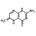 CAS#: 109292-55-9， 2-Amino-6-Methylene-5,6-Dihydro-4(1H)-Pteridinone