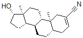 CAS#: 1093-60-3， (5S,8R,9S,10S,13S,14S,17S)-17-Hydroxy-10,13-Dimethyl-4,5,6,7,8,9,11,12,14,15,16,17-Dodecahydro-1H-Cyclopenta[a]Phenanthrene-2-Carbonitrile