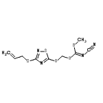 CAS#: 109348-97-2， {[3-(Allylsulfanyl)-1,2,4-Thiadiazol-5-Yl]Sulfanyl}Methyl Methyl Cyanocarbonodithioimidate