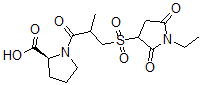 CAS#: 109350-28-9， (2S)-1-[3-(1-Ethyl-2,5-Dioxopyrrolidin-3-Yl)Sulfonyl-2-Methylpropanoyl]Pyrrolidine-2-Carboxylic Acid