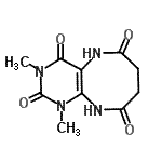 CAS#: 109458-61-9， 1,3-Dimethyl-5,7,8,10-Tetrahydropyrimido[4,5-b][1,4]Diazocine-2,4,6,9(1H,3H)-Tetrone