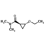 CAS#: 109459-24-7， (1R,2R)-2-Ethoxy-N,N-Dimethylcyclopropanecarboxamide