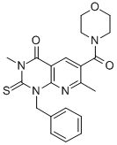 CAS#: 109493-34-7， 3,7-Dimethyl-6-(Morpholine-4-Carbonyl)-1-(Phenylmethyl)-2-Sulfanylidenepyrido[5,6-e]Pyrimidin-4-One