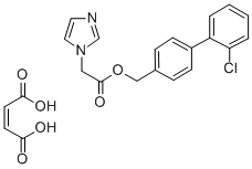 CAS#: 109523-92-4， 4-(Imidazolylacetoxymethyl)-2'-chlorobiphenyl hydrogen maleate