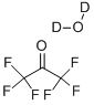 structure of CAS# 109640-39-3, 1,1,1,3,3,3-Hexafluoro-2-Propanone Hydrate (5:8);1,1,1,3,3,3-Hexafluoroacetone Trideuterate, 99.5%(Isotopic);1,1,1,3,3,3-HEXAFLUOROACETONE DEUTERATE, 99.5% (ISOTOPIC);1,1,1,3,3,3-Hexafluoroacetone Trideuterate