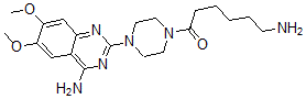 CAS#: 109679-41-6， 6-Amino-1-[4-(4-Amino-6,7-Dimethoxyquinazolin-2-Yl)Piperazin-1-Yl]Hexan-1-One
