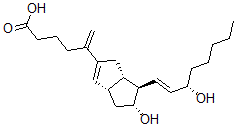 CAS#: 109838-17-7， 5-[(3aS,5R,6R,6aS)-5-Hydroxy-6-[(E,3S)-3-Hydroxyoct-1-Enyl]-1,3a,4,5,6,6a-Hexahydropentalen-2-Yl]Hex-5-Enoic Acid