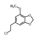 CAS#: 109856-89-5， 6-(2-Chloroethyl)-4-Methoxy-1,3-Benzodioxole