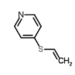 CAS#: 109876-48-4， 4-Vinylsulfanylpyridine