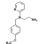 CAS#: 109912-28-9， N-(4-Methoxybenzyl)-N-(2-Pyridinyl)-1,2-Ethanediamine