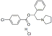 CAS#: 109936-63-2, (1-Phenyl-2-Pyrrolidin-1-Ylethyl) 4-Chlorobenzoate Hydrochloride