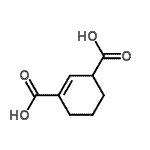 CAS#: 109940-58-1， 1-Cyclohexene-1,3-Dicarboxylic Acid