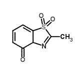 CAS#: 110032-67-2， 2-Methyl-1,3-Benzothiazol-4(3aH)-One 1,1-Dioxide
