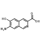 CAS#: 110121-33-0， 7-Amino-6-Hydroxy-3-Isoquinolinecarboxylic Acid