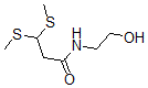 CAS#: 110225-60-0， N-(2-Hydroxyethyl)-3,3-Bis(Methylsulfanyl)Propanamide