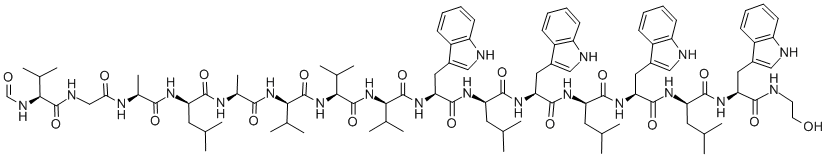 structure of CAS# 11029-61-1, Gramicidin A;Valyl Gramicidin A;Prestwick_799
