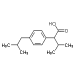 CAS#: 110319-84-1， 2-(4-Isobutylphenyl)-3-Methylbutanoic Acid
