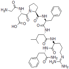 CAS#: 110325-85-4， Glycyl-aspartyl-prolyl-phenylalanyl-leucyl-arginyl-phenylalanyl-amide