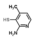 CAS#: 110402-27-2， 2-Amino-4-Methyl-3-Pyridinethiol