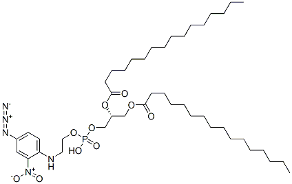 CAS#: 110457-62-0， [(2R)-1-[2-[(4-Azido-2-Nitrophenyl)Amino]Ethoxy-Hydroxyphosphoryl]Oxy-3-Hexadecanoyloxypropan-2-Yl] Hexadecanoate