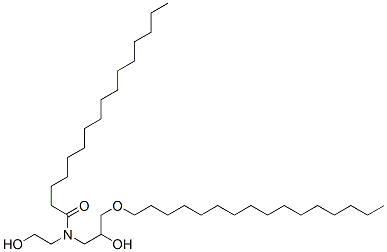 CAS#: 110483-07-3， N-(3-Hexadecoxy-2-Hydroxypropyl)-N-(2-Hydroxyethyl)Hexadecanamide