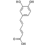 CAS#: 110501-70-7， (2E,4E)-5-(3,4-Dihydroxyphenyl)-2,4-Pentadienoic Acid