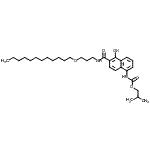 CAS#: 110560-22-0， Isobutyl (6-{[3-(Dodecyloxy)Propyl]Carbamoyl}-5-Hydroxy-1-Naphthyl)Carbamate