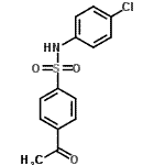 CAS#: 110820-15-0， 4-Acetyl-N-(4-Chlorophenyl)Benzenesulfonamide