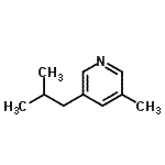 CAS#: 110823-90-0， 3-Isobutyl-5-Methylpyridine