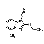 CAS 登录号：110911-77-8， 2-乙氧基-7-甲基吡唑并[1,5-a]吡啶-3-甲腈