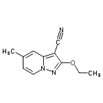 CAS#: 110911-78-9， 2-Ethoxy-5-Methylpyrazolo[1,5-a]Pyridine-3-Carbonitrile