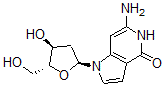 CAS#: 110914-68-6， 6-Amino-1-[(2S,4S,5R)-4-Hydroxy-5-(Hydroxymethyl)Oxolan-2-Yl]-5H-Pyrrolo[3,2-c]Pyridin-4-One