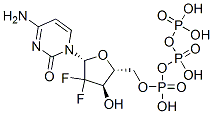 CAS#: 110988-86-8， [(2R,3R,5R)-5-(4-Amino-2-Oxopyrimidin-1-Yl)-4,4-Difluoro-3-Hydroxyoxolan-2-Yl]Methyl (Hydroxy-Phosphonooxyphosphoryl) Hydrogen Phosphate