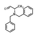 结构式 CAS# 111060-63-0, (2S)-2-(二苄基氨基)丙醛